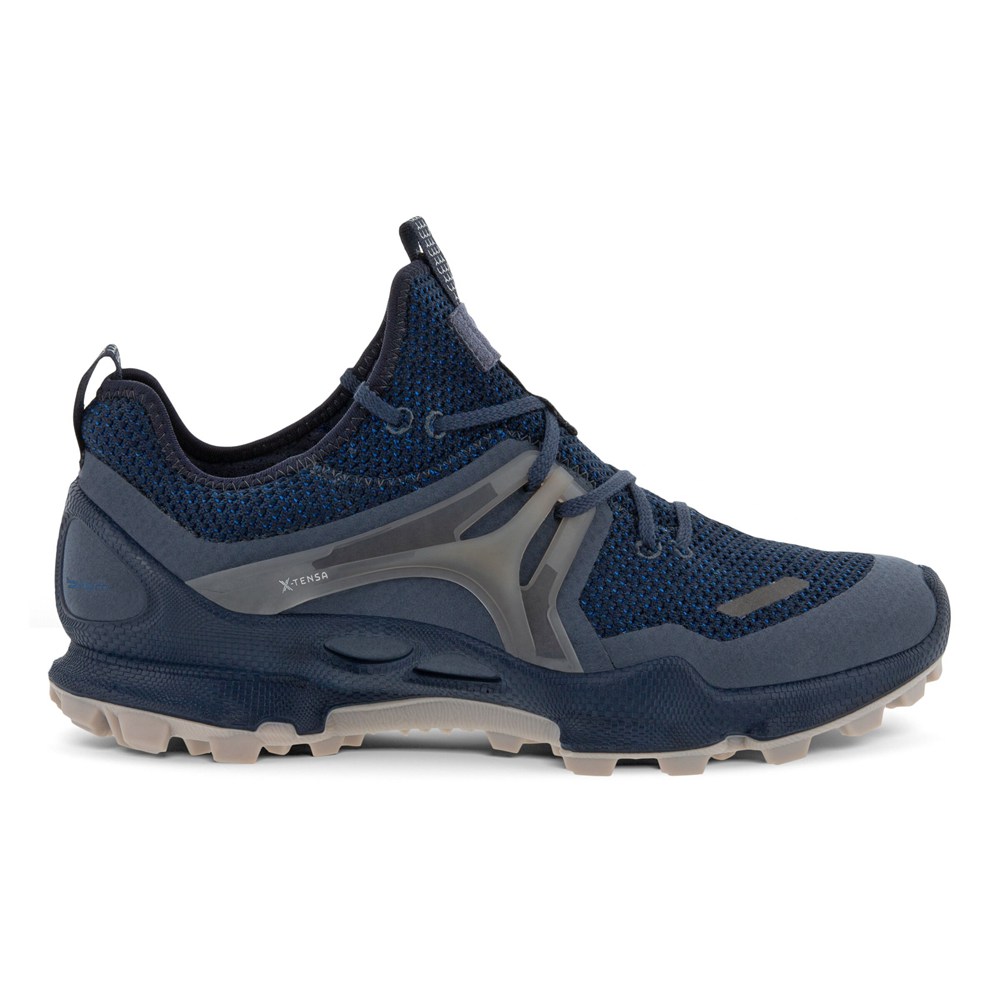 Mens Hiking Shoes - ECCO Biom C-Trail Low Tex - Navy - 2679ZENFS